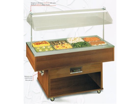 Carrello riscaldato modello Delizie Bain Marie.